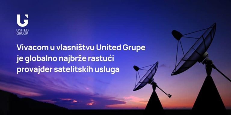 Vivacom u vlasništvu United Grupe je globalno najbrže rastući provajder satelitskih usluga